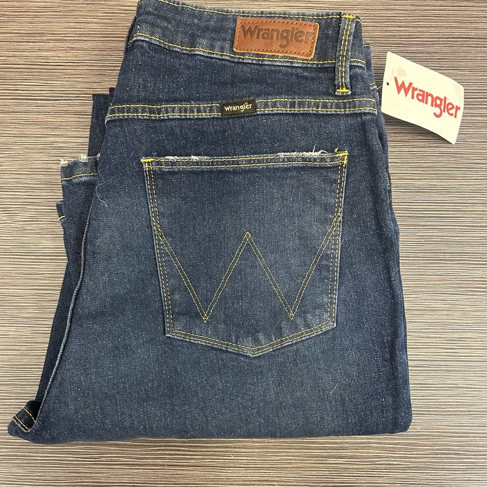 Wrangler Dark Blue Denim Jeans